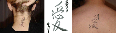 Name in Japanese Tattoo Designs by Master Eri Takase