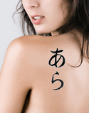 Ara Japanese Tattoo Design by Master Eri Takase