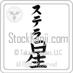 Stela With Meaning Star Japanese Tattoo Design by Master Eri Takase