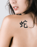 Japanese Snake Tattoo by Master Japanese Calligrapher Eri Takase