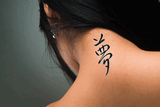 Japanese Dream Tattoo by Master Japanese Calligrapher Eri Takase