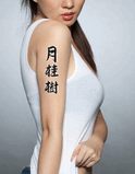Japanese Laurel Tattoo by Master Japanese Calligrapher Eri Takase