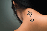 Japanese Anniversary of a Death Tattoo by Master Japanese Calligrapher Eri Takase